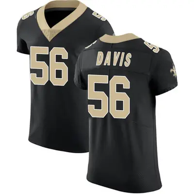 Men's Demario Davis New Orleans Saints Team Color Vapor Untouchable Jersey - Black Elite