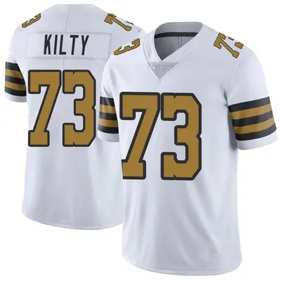 Men's Easton Kilty New Orleans Saints Color Rush Jersey - White Limited
