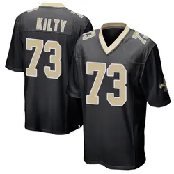 Men's Easton Kilty New Orleans Saints Team Color Jersey - Black Game