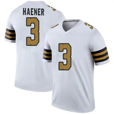 Men's Jake Haener New Orleans Saints Color Rush Jersey - White Legend