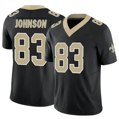 Men's Juwan Johnson New Orleans Saints Vapor F.U.S.E. Jersey - Black Limited