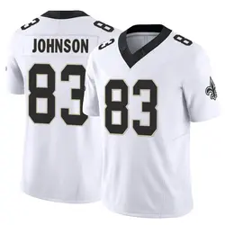 Men's Juwan Johnson New Orleans Saints Vapor F.U.S.E. Jersey - White Limited