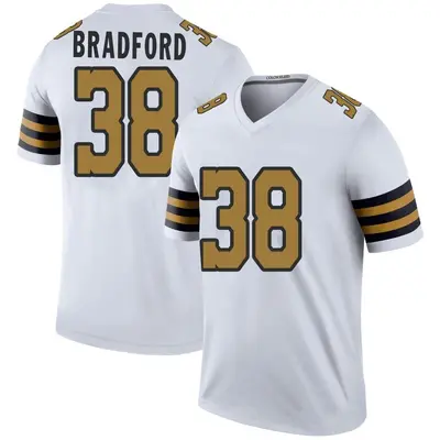 Men's Millard Bradford New Orleans Saints Color Rush Jersey - White Legend