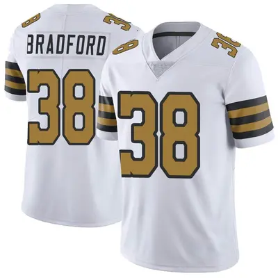 Men's Millard Bradford New Orleans Saints Color Rush Jersey - White Limited