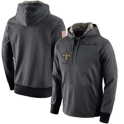 salute to service hoodie saints