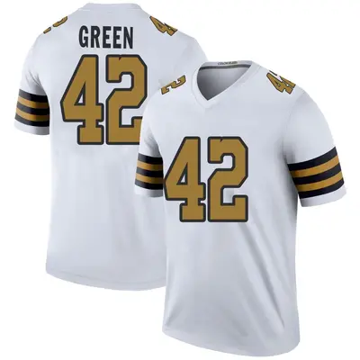 Men's Seth Green New Orleans Saints Color Rush Jersey - White Legend