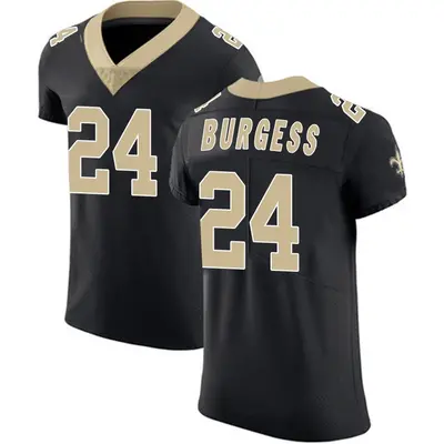Men's Terrell Burgess New Orleans Saints Team Color Vapor Untouchable Jersey - Black Elite