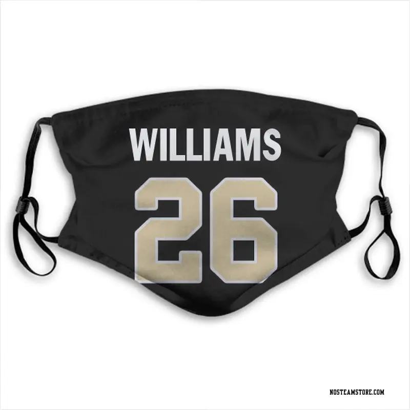 P.J. Williams New Orleans Saints Jersey Name & Number Face Mask - Black