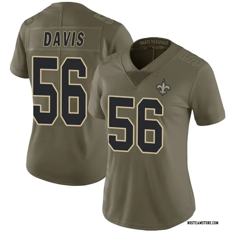 Women's Demario Davis New Orleans Saints 2017 Salute to