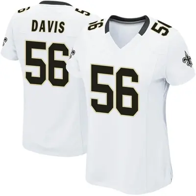 Women's Demario Davis New Orleans Saints Jersey - White Game
