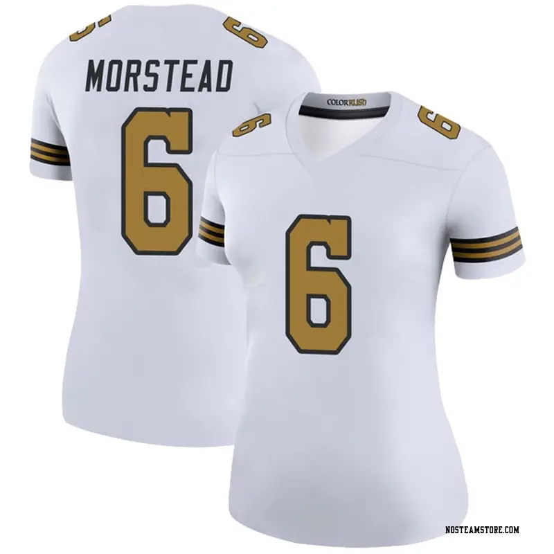 Women's Thomas Morstead New Orleans Saints Color Rush Jersey - White Legend