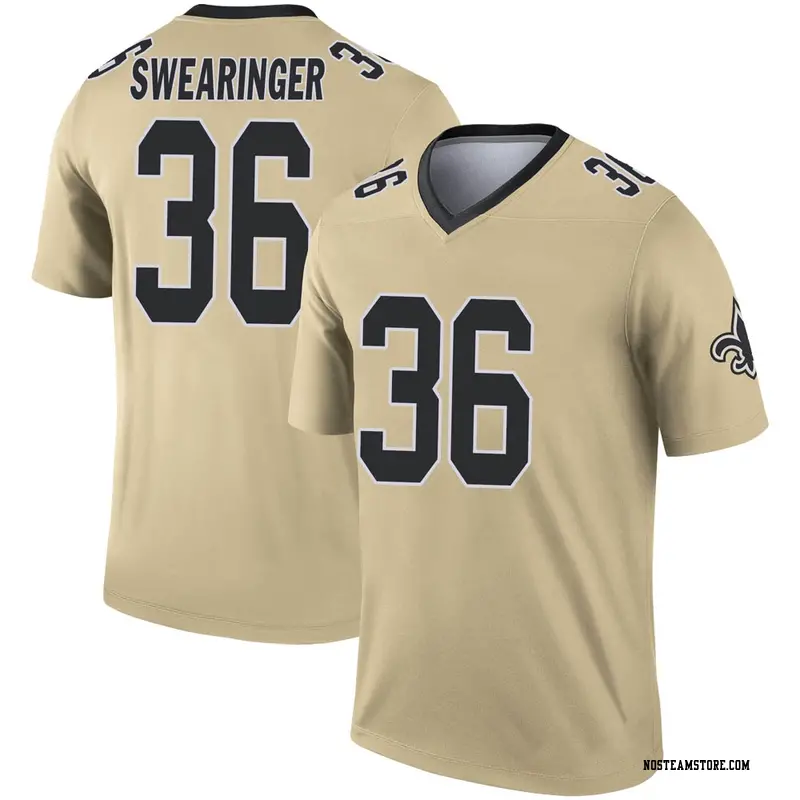 Youth D.J. Swearinger New Orleans Saints Inverted Jersey - Gold Legend