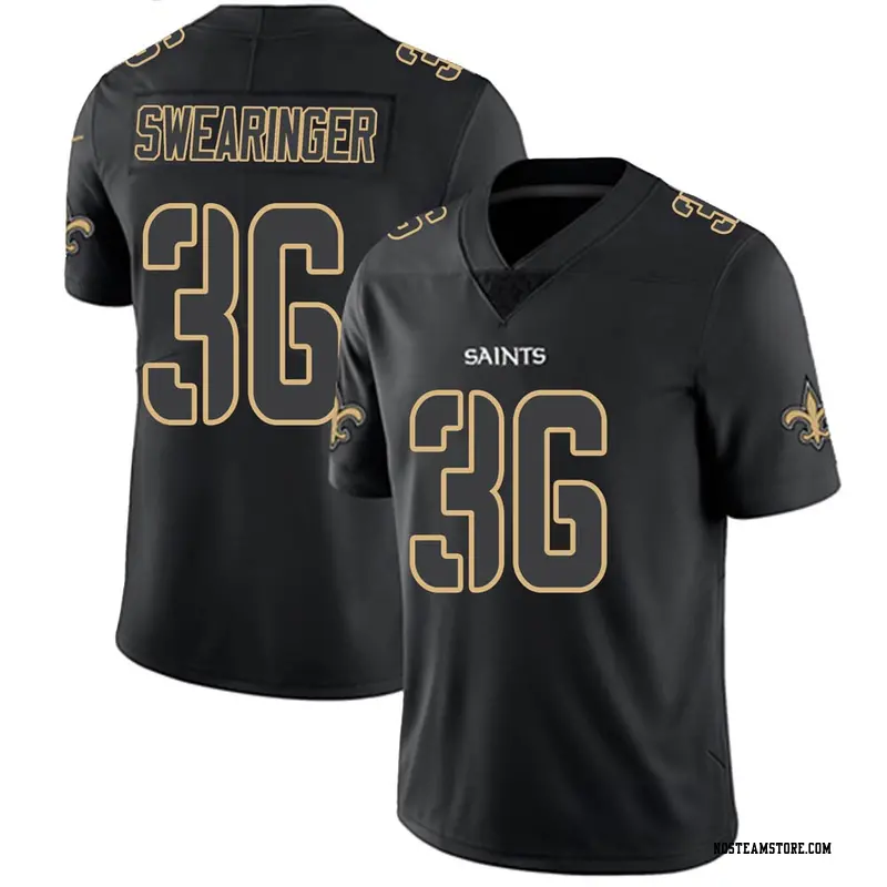 Youth D.J. Swearinger New Orleans Saints Jersey - Black Impact Limited