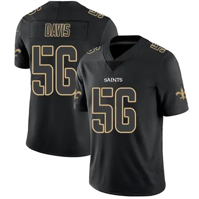 Youth Demario Davis New Orleans Saints Jersey - Black Impact Limited