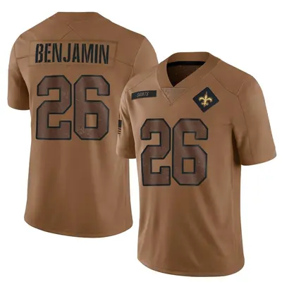 Youth Eno Benjamin New Orleans Saints 2023 Salute To Service Jersey - Brown Limited