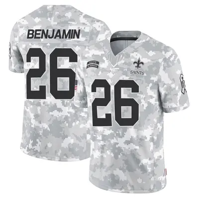 Youth Eno Benjamin New Orleans Saints 2024 Salute to Service Jersey - Arctic Camo Limited