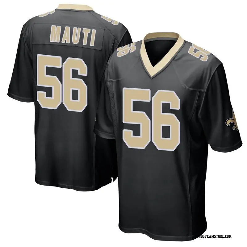 Youth Michael Mauti New Orleans Saints Team Color Jersey - Black Game