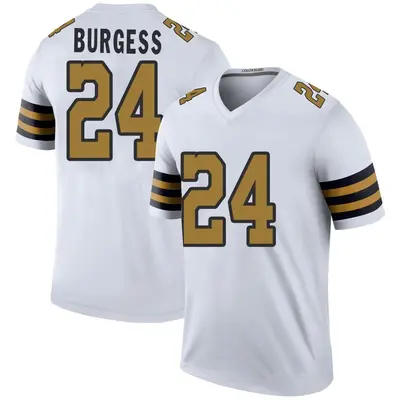 Youth Terrell Burgess New Orleans Saints Color Rush Jersey - White Legend